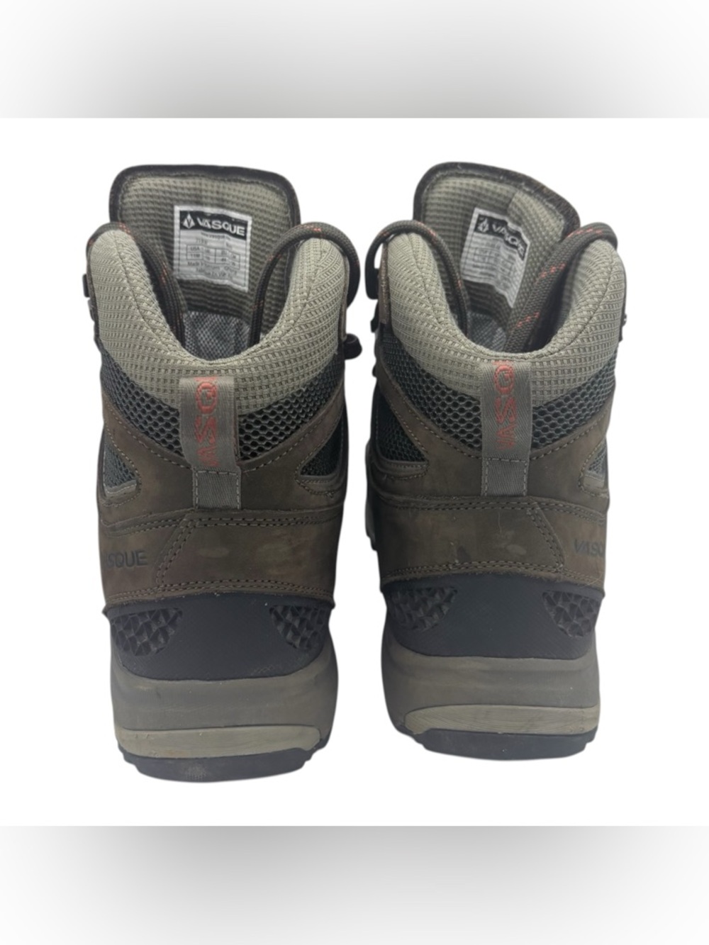 Vasque Gore Tex Vibram Men’s Outdoor Hiking Brown Mesh Boots Size 11M - Picture 6 of 11